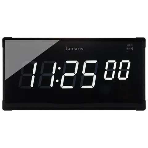 국산 루나리스 GPS 수신 LED 벽시계 해비치