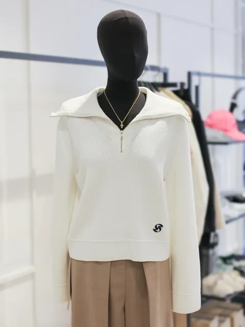 [현대백화점] 시슬리 하찌 와이드 카라 니트 SAKP16311