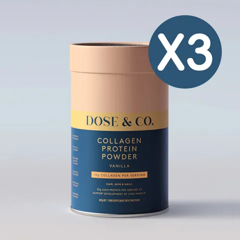 도즈앤코 콜라겐 프로틴 파우더 바닐라맛 420g X3개