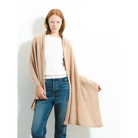 [PURE CASHMERE NYC] Oversized Scarf_Camel +할인쿠폰