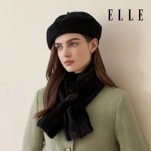 엘르 풀스킨라인밍크 머플러 SE34MF201 - 현대Hmall