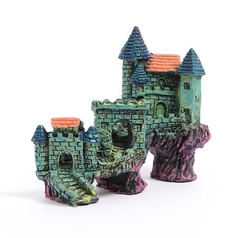 예쁜 수족관 성벽 장식 수조인테리어 +할인쿠폰