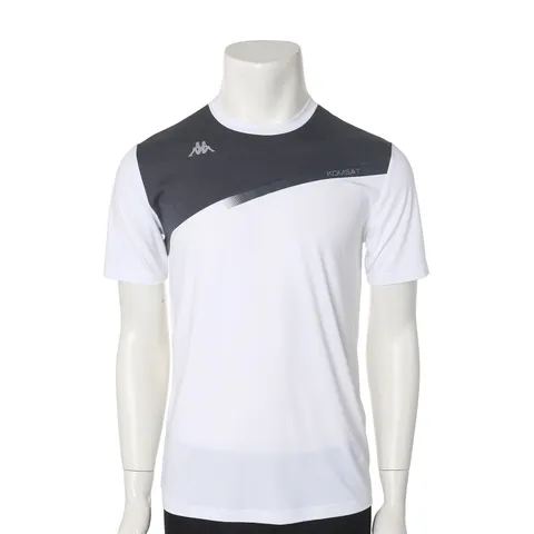 카파 남성 에너제틱 쿨 라운드 반팔 티셔츠 화이트 KKRS231MM
