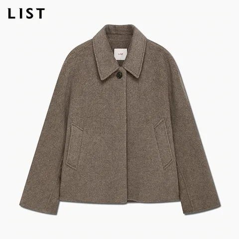 [리스트] 신상 울 핸드메이드 루즈핏 자켓_TWHJKP82040_DB +할인쿠폰