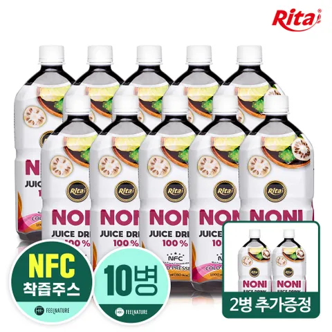 리타 노니주스 NFC 착즙 원액 (1000mlx10병)+2병 증정 / 총12병 +할인쿠폰