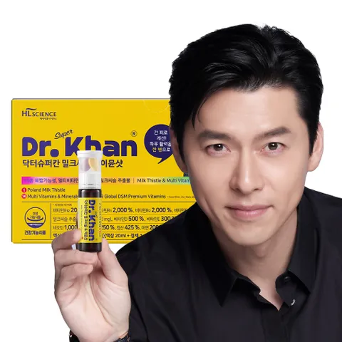 현빈 닥터슈퍼칸 밀크씨슬  멀티비타민 이뮨샷 7병입 x 1박스