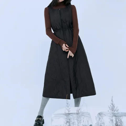 더엣지 퀼팅 원피스 WYOP7G02 +할인쿠폰