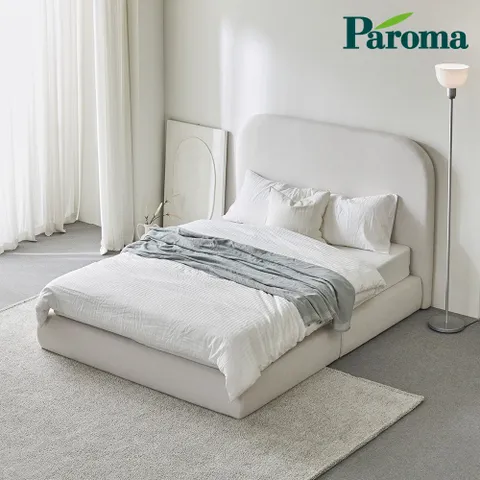 파로마 베이 크렌 아쿠아텍스 패브릭 평상형 호텔 침대 프레임 K