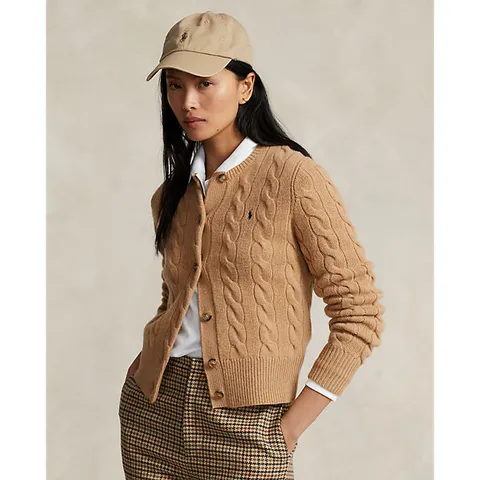 폴로 랄프 로렌 여성 케이블 니트 울 캐시미어 카디건(WMPOSWENDW20161260) + 최종 결제가 기준 10% 적립