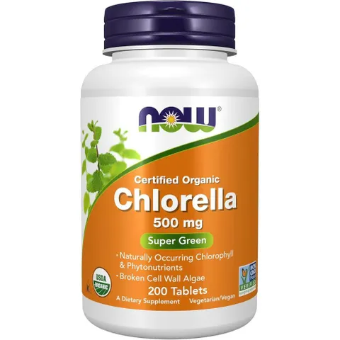 해외배송 NOW Foods 나우푸드 O 클로렐라 500mg 200정 Chlorella +할인쿠폰