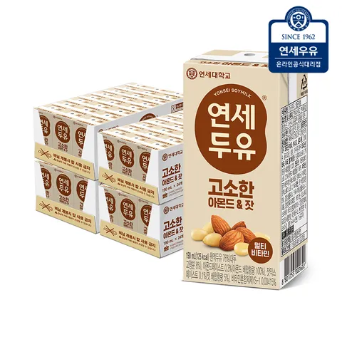 연세 아몬드 잣 두유 190mlx96입