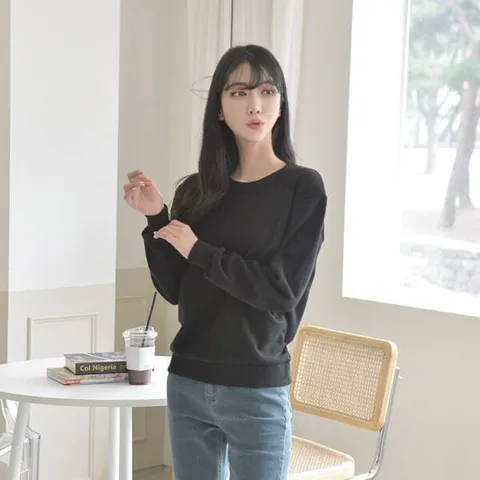 아트박스/교복몰 교복몰 기본 마시멜로우 맨투맨 (소재 기모) (여자)