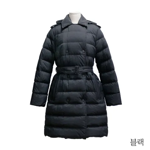 버버리 후드 롱 벨트 다운 패딩 - 현대Hmall