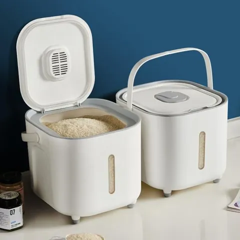 맥킨더 압축 쌀통 6kg 진공 실링 쌀벌레방지 스쿱포함 K422