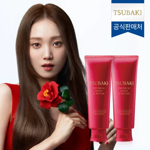 [공식] 츠바키 프리미엄 모이스트 앤 리페어 트리트먼트 160g 2개