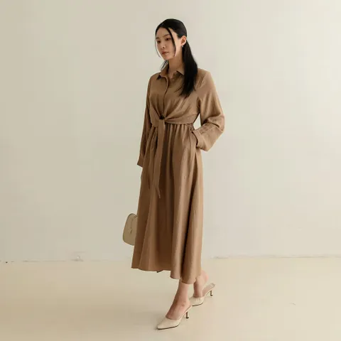 [66-110] 로에르 레이어드 셔츠 원피스 +할인쿠폰