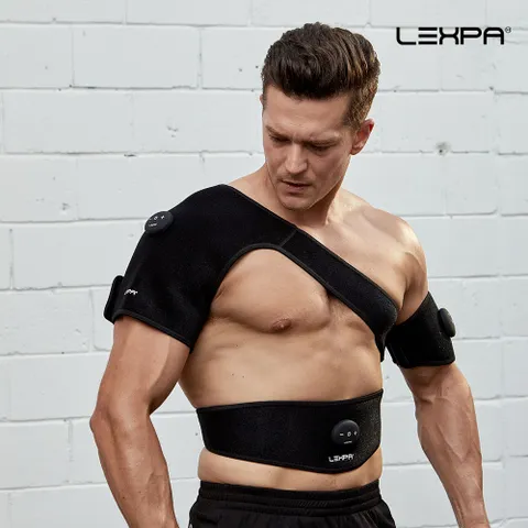 렉스파 EMS 저주파운동기구/EMS 저주파마사지기/어깨운동YA-5013