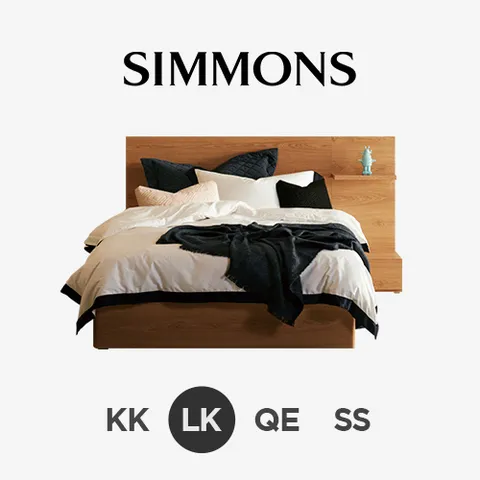 [시몬스] D2178A. 뷰티레스트 스위트. 라지킹 침대 +할인쿠폰