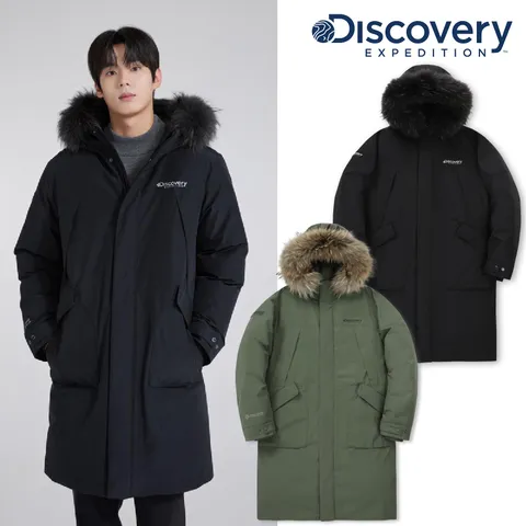 [현대백화점] 디스커버리 (DMDJ7O046) 2024 F/W 남성 베르겐 고어 윈드스토퍼 구스다운 롱패딩