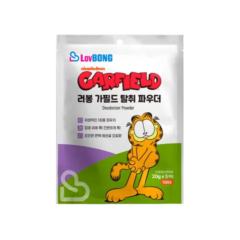 가필드 디오더라이저 파우더 20g x 5개 모래 탈취제