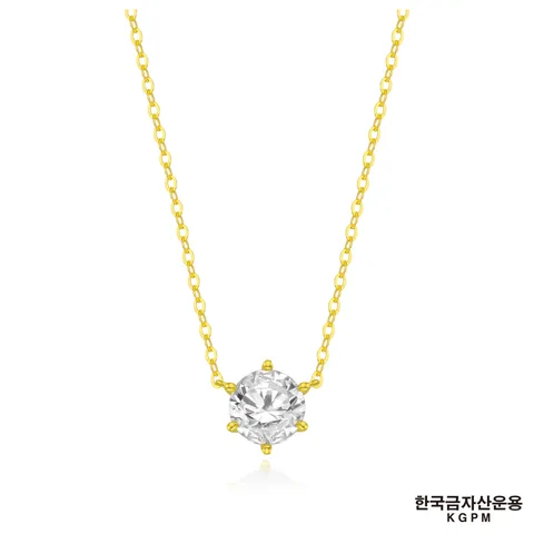 [ ★24K 주얼리 신년 SALE★][10만원 SALE] [한국금자산운용] 24K 솔리테어 목걸이+ (방송) 로마뱅글팔찌 +무이자10개월