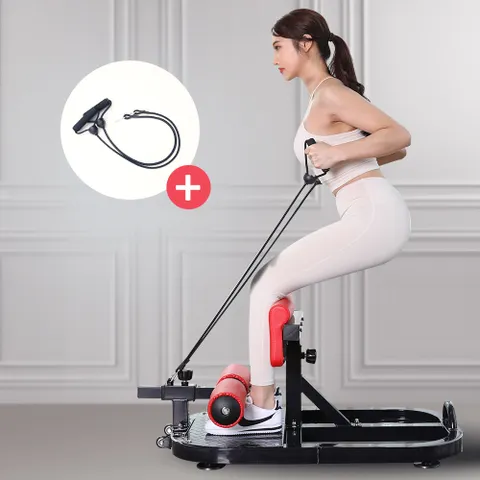 멜킨스포츠 팬덤 스쿼트 머신 하체 허벅지 힙업 홈트레이닝 운동 기구 자세