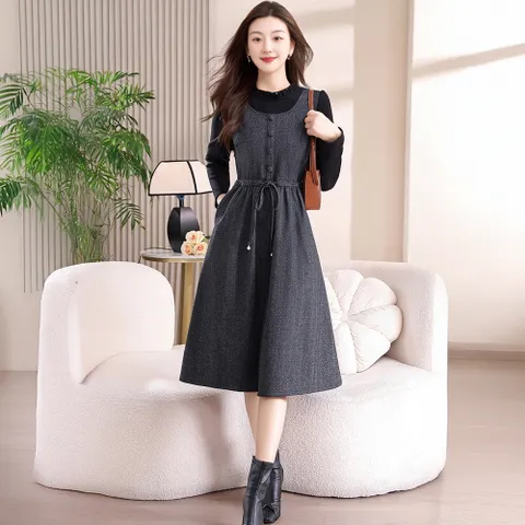 [플러스샵][쉐바] 바로크레이어핏원피스