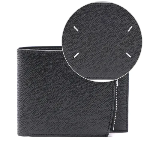 [12%쿠폰][메종마르지엘라] 21FW 남성 스티치 반지갑 (S55UI0312_P0399_T8013_21F) +할인쿠폰