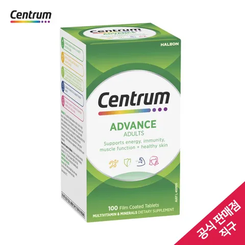 [ ★올인데이 최대 17%혜택! 현대카드7% 최대10%적립(12/8,모바일 바로접속 5만원이상 결제시,신청필수)★][해외직구] [센트룸] 어드밴스 어덜트 멀티비타민 100정
