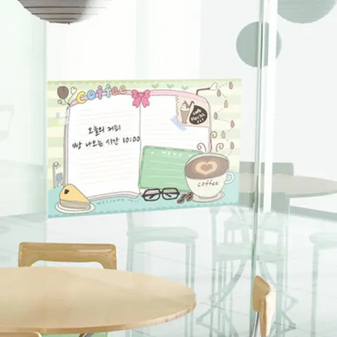 아트박스/꾸밈 cm127-낙서장(카페)_칠판시트_붙이는칠판스티커