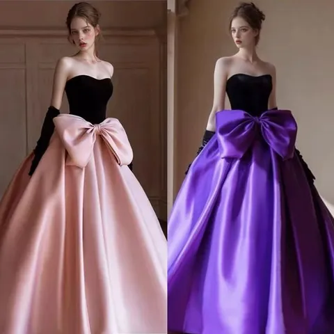 지앤제이커머스 (대여) 프렌치 헵번 벨라인 빅리본 공주 드레스 웨딩 +할인쿠폰