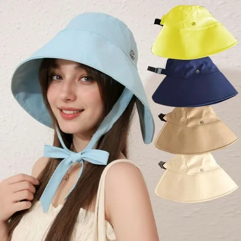 [하프클럽/브이와이]여자 여름 골프 벙거지 모자_C7121