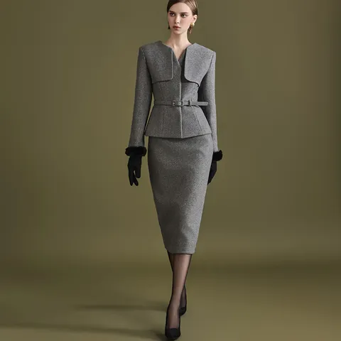 [딘트] D4844 넨토 벨트 세트 투피스 +할인쿠폰