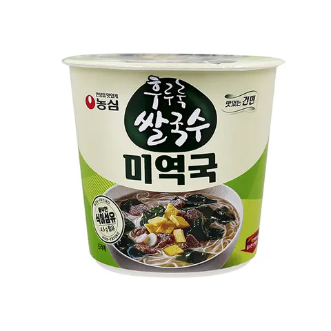 농심 후루룩 쌀국수 미역국 12개입