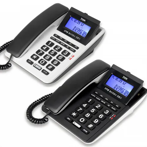 [아이텍] 강력벨 발신자표시 유선전화기 GND-700 (착신램프/LCD 화면각도조절) +할인쿠폰