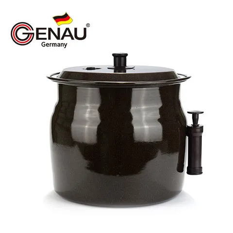 [GENAU] 제너 황토 무쇠 진공 항아리 쌀통 24L