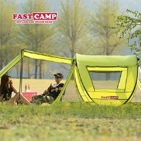 [패스트캠프] 원터치팝업텐트 테라4 (5-6인용) 라이트그린