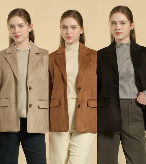 [현대백화점] [구매고객 고급스러운 BCBG로고 클러치백 증정][BCBG] S 테일러드 스웨이드 J/K B6S1J175 (사은품증정)