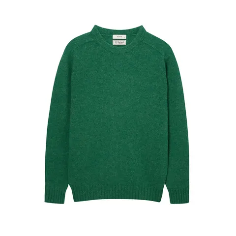 헤지스. 다크그린 쉐기독 크루넥 니트 HZSW4D407E3 +할인쿠폰