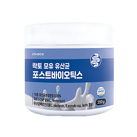 치스코 CHISCO 락토 모유유산균 포스트바이오틱스 250g 4세대유산균 전 연령 섭취가능