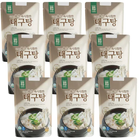 [청정한상] 부산 속시원한 대구탕 700g 9팩 / 부산 유명 맛집