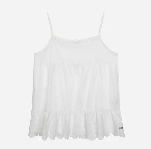 [현대백화점] [써스데이아일랜드](T256MBL143W)펀칭 레이스 레이어드 블라우스 +할인쿠폰