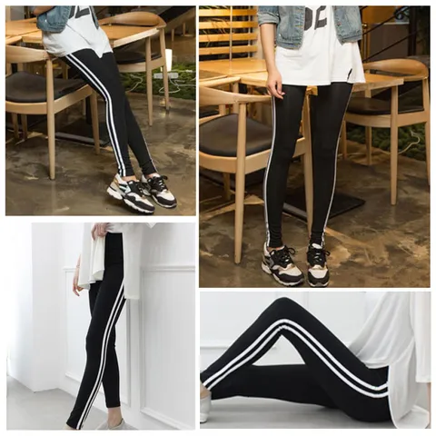 두줄라인 레깅스 예쁜핏 런닝 헬스 요가 데일리룩