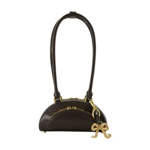 [해외배송] 미니 WITH 참 숄더 백 SELF PORTRAIT 레더 브라운 PF25-313A-BR B0731668554