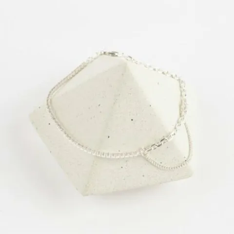 여성 체인 스트랩 고리링 사슬 실버925 큐빅 팔찌 +할인쿠폰