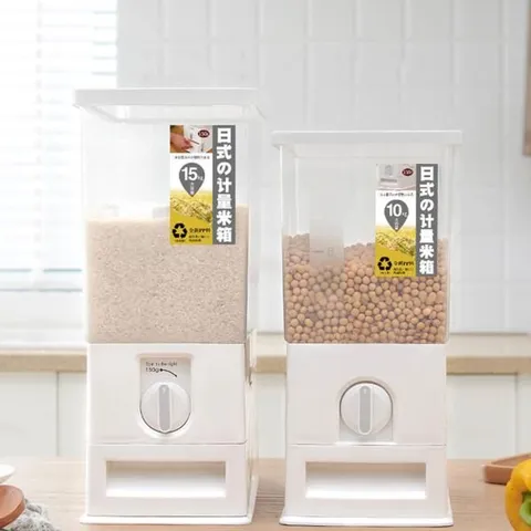 맥킨더 쌀통 압축 진공쌀통 15kg 계량 진공 쌀벌레방지 F697