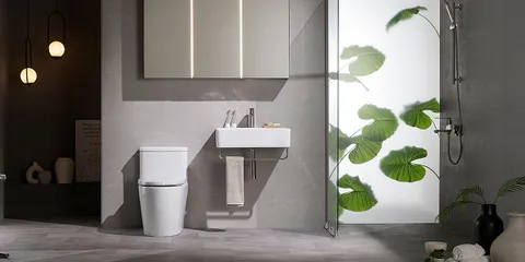 한샘 이지바스5 그레이 웨이브 공용욕실