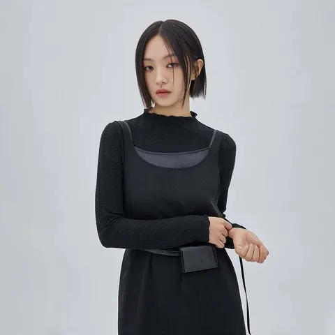 [현대백화점] [플라스틱아일랜드] 모크넥 레이스 티셔츠 (PR4CL063) +할인쿠폰