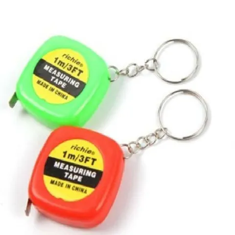 아트박스/와인앤쿡 휴대용 키링 미니줄자 1개(색상랜덤)
