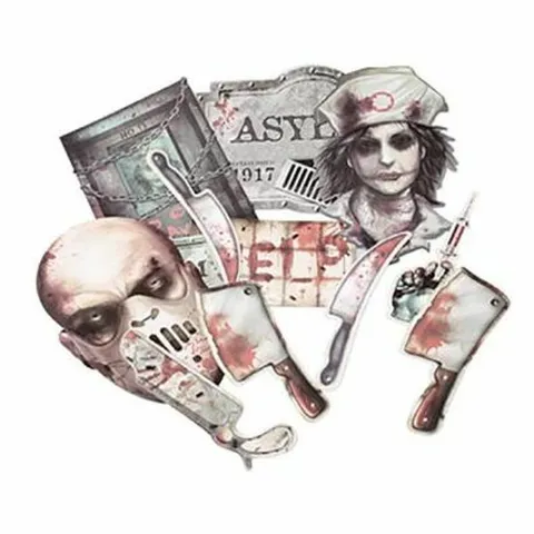 스투피드 할로윈 컷아웃 장식세트 (12매입/ 프리미엄)